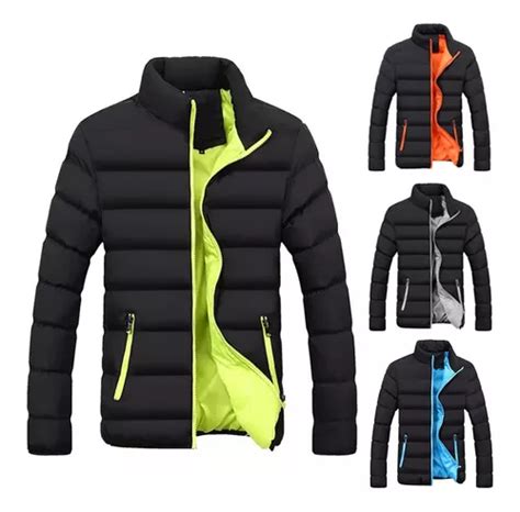 Puffer De Jaqueta Acolchoada Masculina Quente Inverno Cuotas Sin Inter S