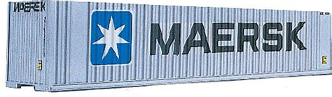 40 HC Container MAERSK Container WALTHERS Brands EN