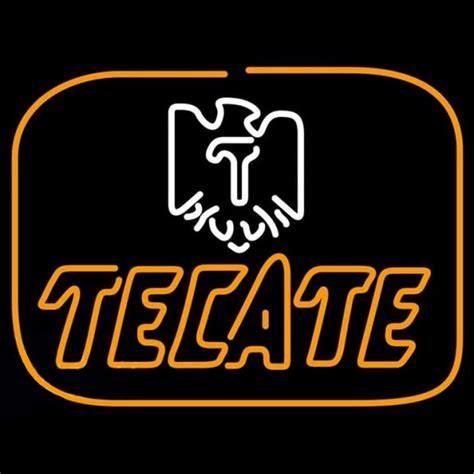 Custom Tecate Golden Border Eagle Beer Sign Neon Sign Usa Custom Neon Signs Shop Neon Signs Usa