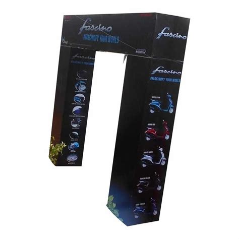 Feet Black Promotional Flex Arch Gate Design Pattern Printed Rs