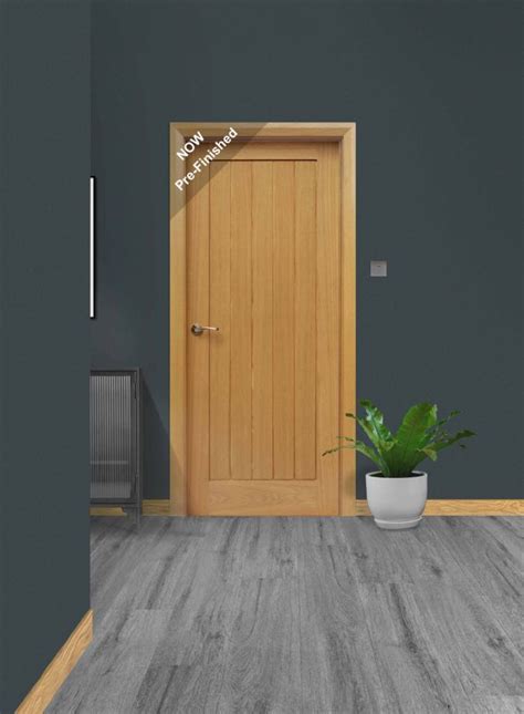 Genoa Pre Finished White Oak Internal Door The Door Store