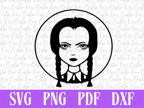 Thing Addams Svg Thing Svg Wednesday Addams Svg Png Dxf Eps Cut Files