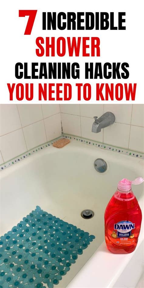 7 Really Incredible Shower Cleaning Hacks You Should Know Healthnews Shower Cleaning Hacks