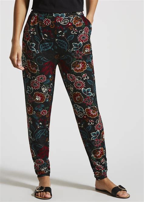 Floral Harem Trousers Multi Harem Trousers Trousers Fashion