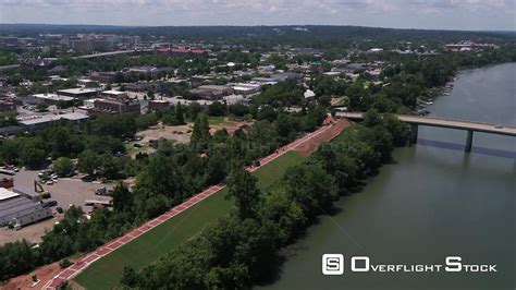 Overflightstock™ Drone Aerial Of Augusta Georgia Aerial Stock Footage