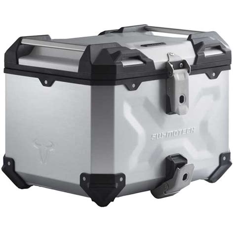 Sw Motech Trax Adv Aluminium Top Box Silver Free Uk Delivery