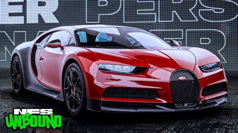 Need For Speed Unbound Bugatti Chiron Sport Custom Test Youtube