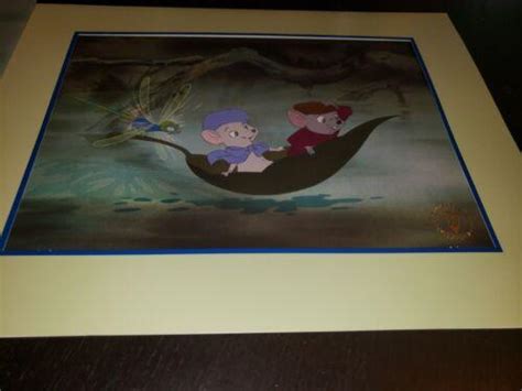 The Disney Store The Rescuers Lithograph Miss Bianca Bernard Evinrude