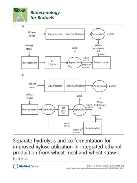 PDF Separate Hydrolysis And Co Fermentation For Improved Xylose