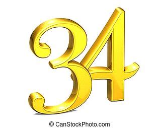 Number 34 Illustrations and Clipart. 105 Number 34 royalty free ...