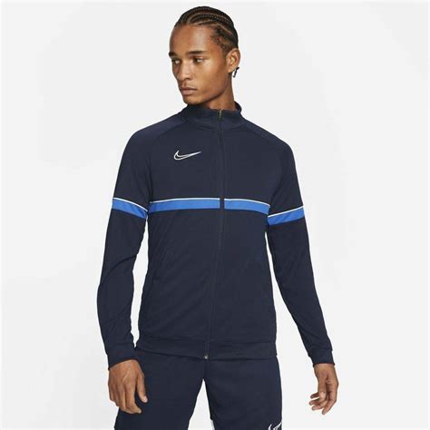 Nike Academy Track Ανδρική Φούτερ Ζακέτα Dri Fit με Τσέπες Μαύρη CW6113