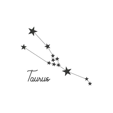 Taurus Embroidery Design, Taurus Constellation Embroidery Design ...