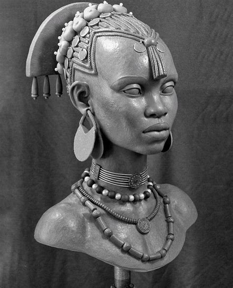 A 3/4 life size bust I sculpted quite a few years ago for the Ebony ...