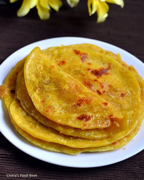 Karnataka Style Holige Obbattu Puran Poli Recipe Chitra S Food Book