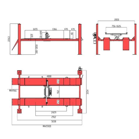 4 2 Tonne Alignment Lift Redmount LTD