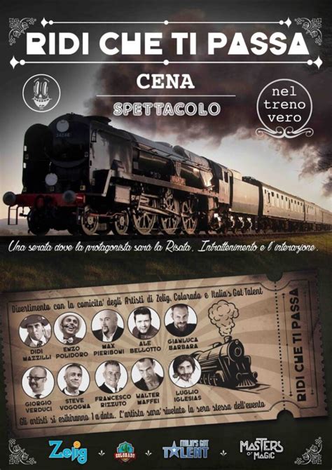 Cena In Treno Ridi Che Ti Passa Milano Luglio