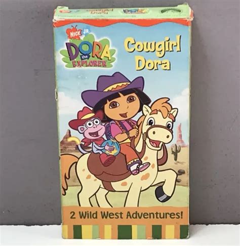 Nick Jr Dora The Explorer Vhs Video Tape Buy 2 Get 1 Free Cowgirl Nickelodeon 1842 Picclick Ca