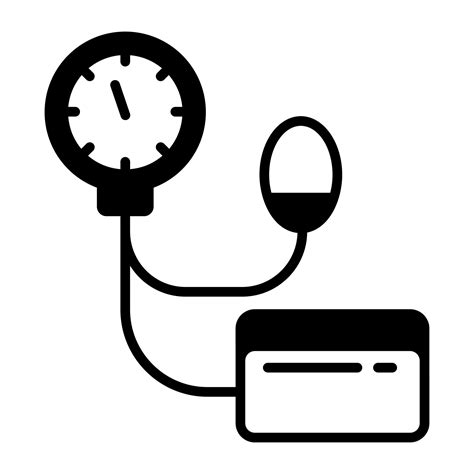 Well Design Icon Of Bp Apparatus Sphygmomanometer Vector 17317057