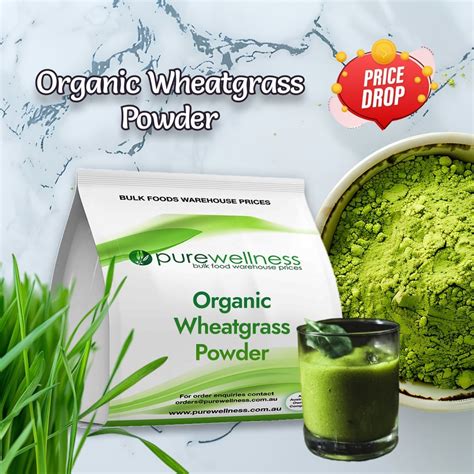 Organic Wheatgrass Powder Purewellness Australia