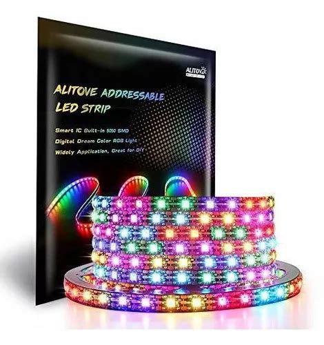 Alitove Ws B Direccionable P Xeles Rgb Led Luz De Tir Env O Gratis