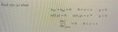 Solved Laplace S Equation Chegg