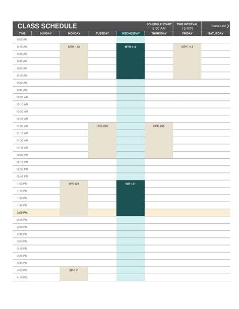 Free Printable Class Roster Templates [excel Word Pdf] Editable