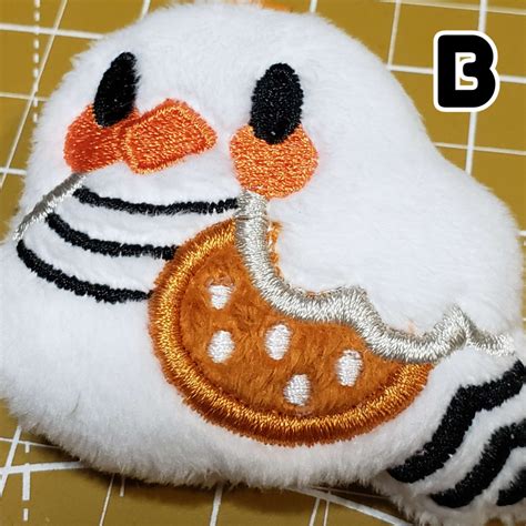 Defect Albino Zebra Finch Plush Charms Rococopigeons Ko Fi Shop Ko