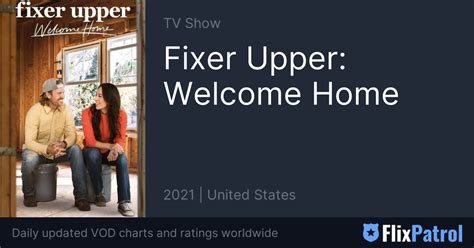 Fixer Upper: Welcome Home Streaming • FlixPatrol