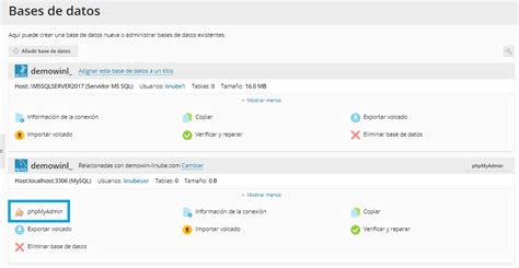 Conectar A Una Base De Datos De Mysql