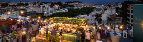 Lisbon Rooftop Bar Sky Bar By Seen Avani Avenida Liberdade