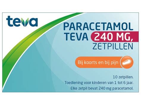 Paracetamol Teva Zetpil Mg St Efarma Apotheek En Drogist