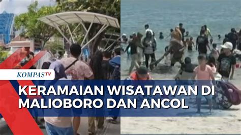 Libur Lebaran Wisatawan Padati Pantai Lagoon Ancol Hingga Sentra