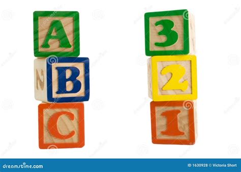 Blocos Do Abc 123 Foto De Stock Imagem De Brinquedos 1630928