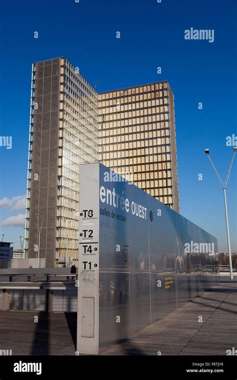 Bnf Francois Mitterrand National Library Of France Paris Île De