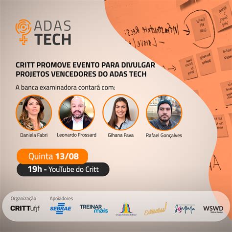 Critt Promove Evento Para Divulgar Projetos Vencedores Do Adas Tech