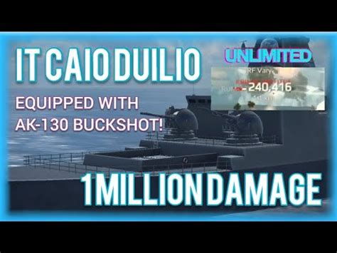 Modern Warships IT Caio Duilio With AK 130 Buckshot YouTube