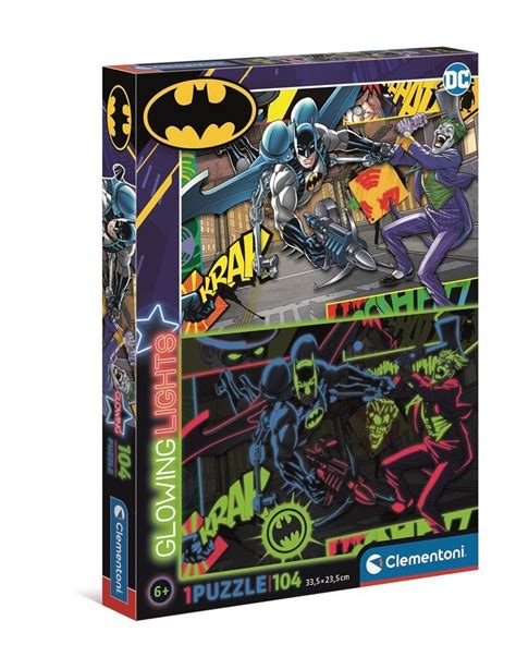 Puzzle 104 Glowing Batman Clementoni