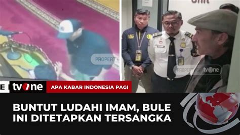 Polisi Tetapkan Bule Ludahi Imam Masjid Jadi Tersangka AKIP TvOne