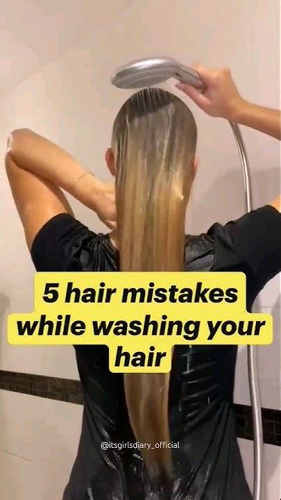 😱5 Common Hair Washing Mistakes You Need To Stop🚫😵 Haircaretips Shorts