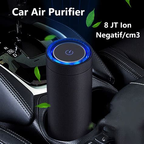 Jual Car Air Purifier Ion Filter Active Carbon Pembersih Penjernih