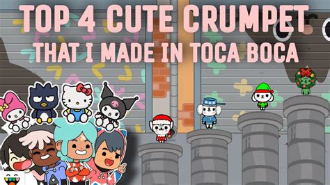 Top 4 Cute Christmas Crumpet 😱🤩🥶 That I Made In Toca Boca Toca Life