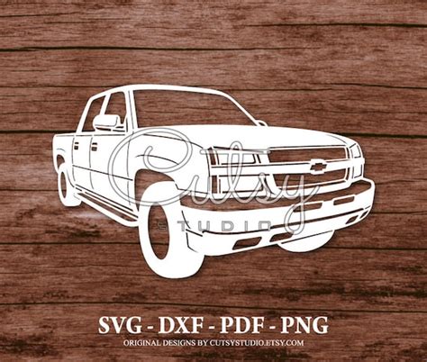 Free Chevy Silverado Truck Svg Svg Png Eps Dxf File