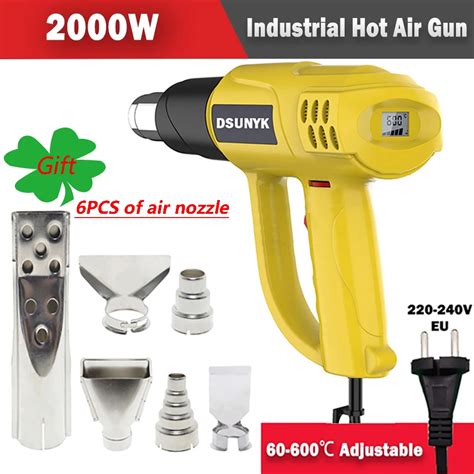 2000W Hot Air Gun Industrial Grade Digital Display Soldagem Heat Gun