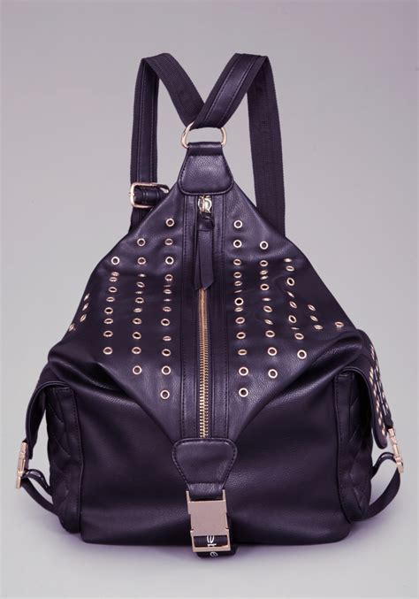 Bebe Grommet Logo Backpack In Black Lyst