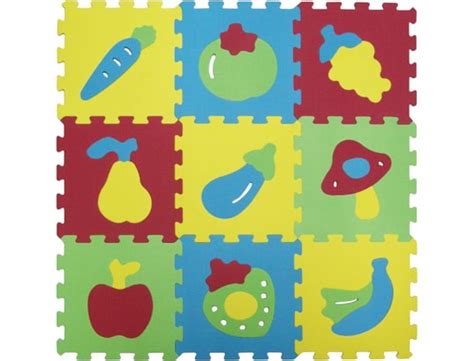 Tapis d éveil LUDI Tapis basic fruits en mousse 1052 Pas Cher