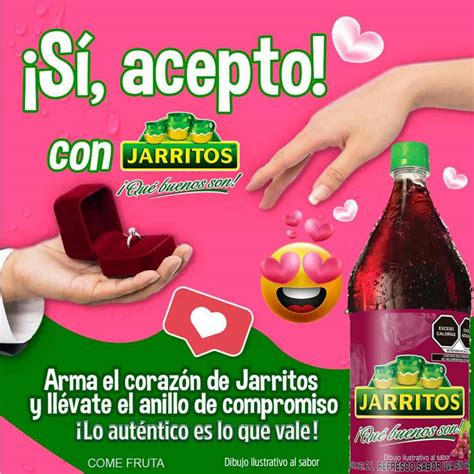 Concurso de San Valentín Jarritos Gana un anillo de compromiso Ganapromo