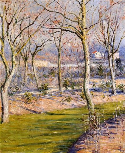 The Garden At Petit Gennevilliers In Winter C Gustave