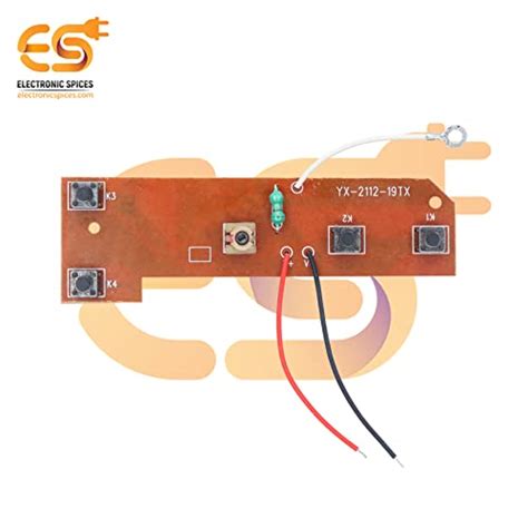 Electronic Spices 4CH RC Remote Control 27mhz Circuit Pcb Transmitter