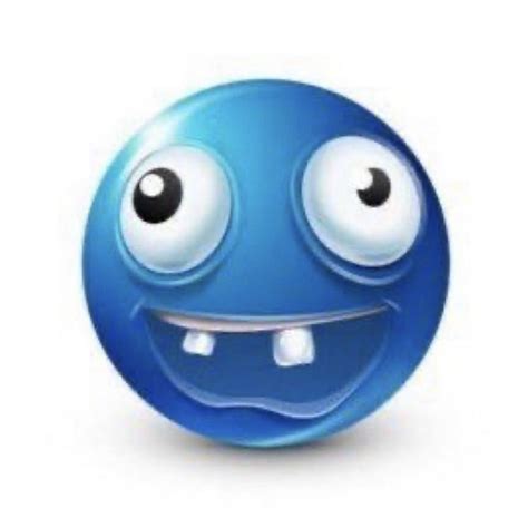 Pin By Jelica On Cursed Funny Emoticons Funny Emoji Faces Blue Emoji