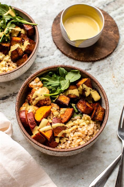 Nourish Bowls With Maple Turmeric Tofu Vegan From My Bowl